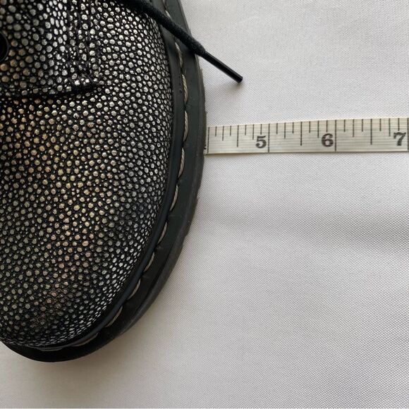 Dr. Martens Pascal Metallic Pebble Combat Boots Size 6 - Picture 15 of 16
